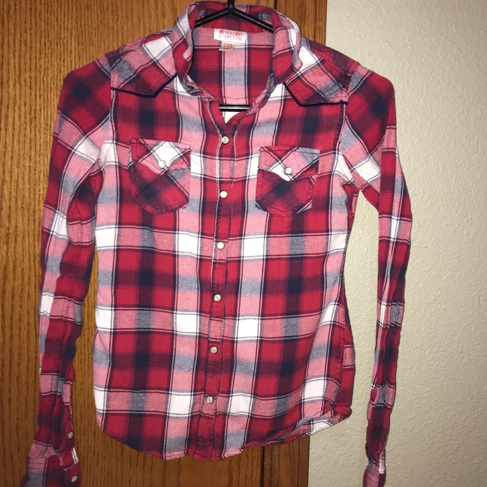 Red, White, and Blue Flannel